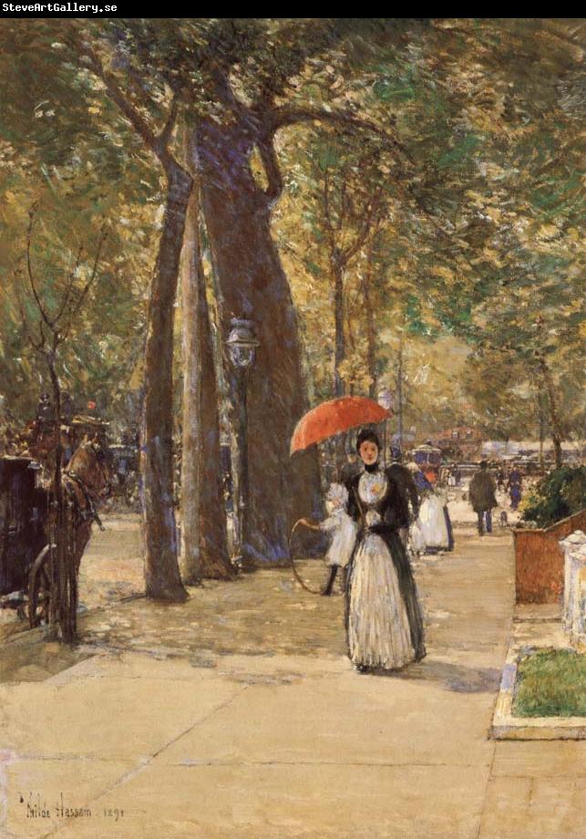 Childe Hassam Die Fifth Avenue am Washington Square